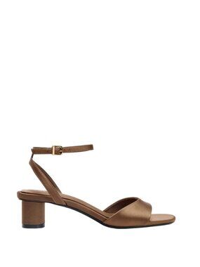 Zara Satin Effect Heeled Sandal - Size: 10 - NWT